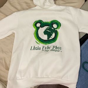 Bear Print Hoodie
